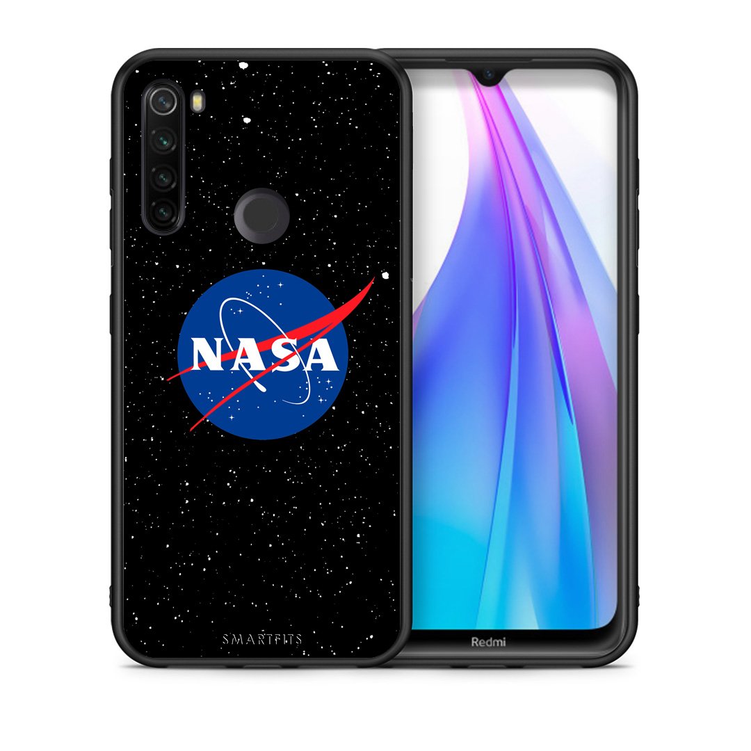 Θήκη Xiaomi Redmi Note 8T NASA PopArt από τη Smartfits με σχέδιο στο πίσω μέρος και μαύρο περίβλημα | Xiaomi Redmi Note 8T NASA PopArt case with colorful back and black bezels