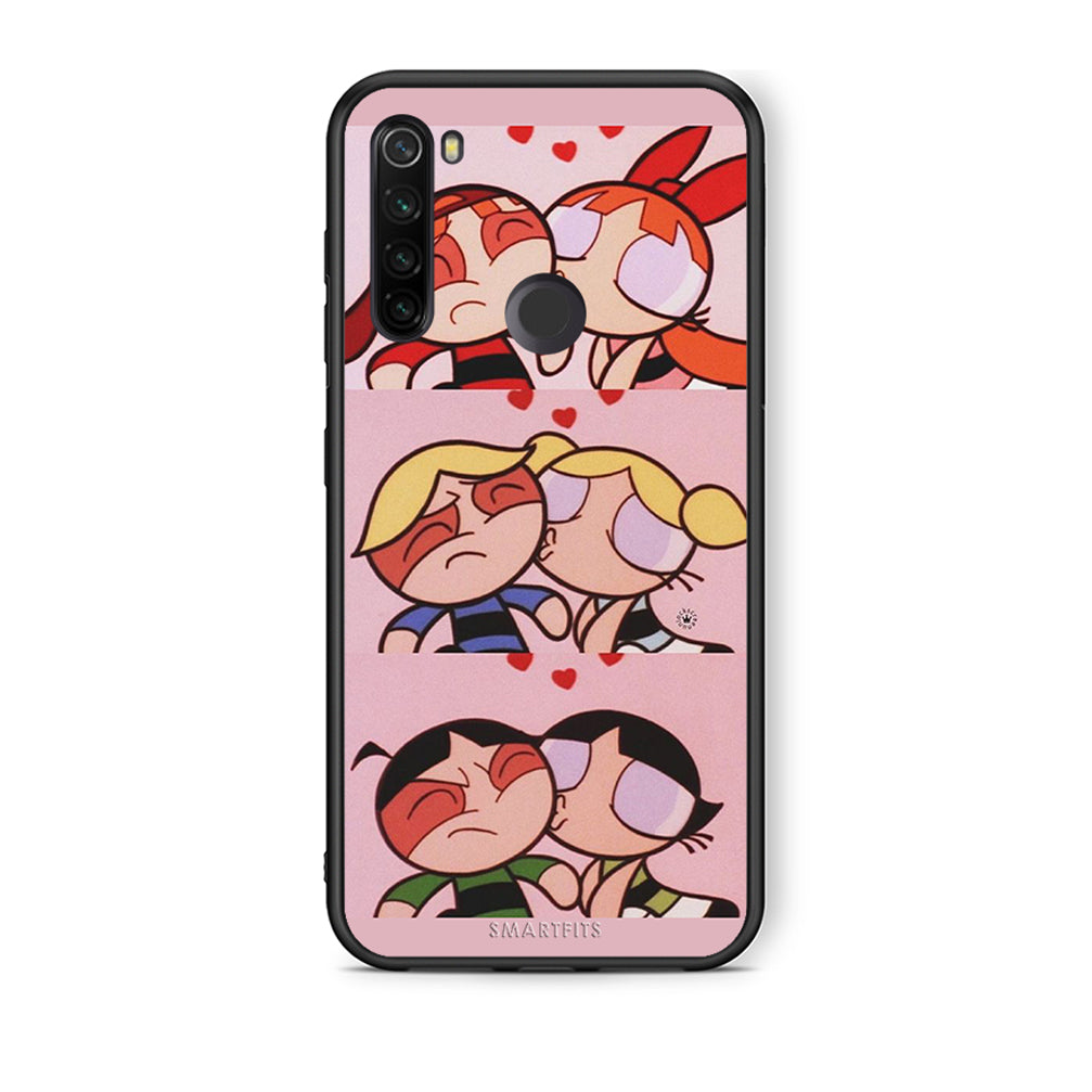 Xiaomi Redmi Note 8T Puff Love Θήκη Αγίου Βαλεντίνου από τη Smartfits με σχέδιο στο πίσω μέρος και μαύρο περίβλημα | Smartphone case with colorful back and black bezels by Smartfits