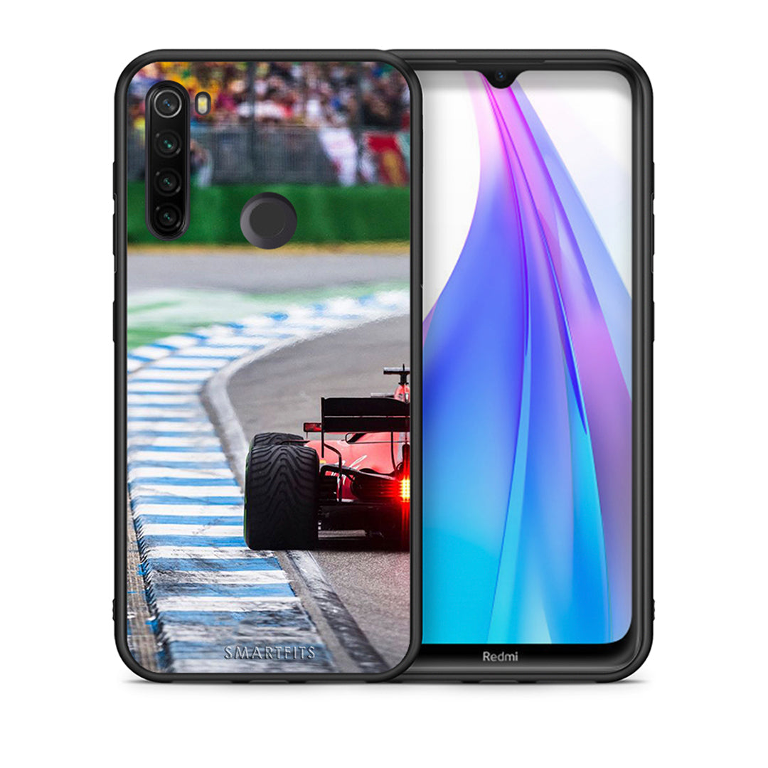 Θήκη Xiaomi Redmi Note 8T Racing Vibes από τη Smartfits με σχέδιο στο πίσω μέρος και μαύρο περίβλημα | Xiaomi Redmi Note 8 Racing Vibes case with colorful back and black bezels