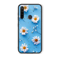 Thumbnail for Xiaomi Redmi Note 8T Real Daisies θήκη από τη Smartfits με σχέδιο στο πίσω μέρος και μαύρο περίβλημα | Smartphone case with colorful back and black bezels by Smartfits