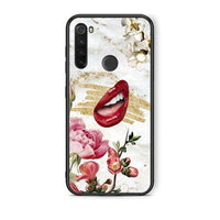 Thumbnail for Xiaomi Redmi Note 8T Red Lips θήκη από τη Smartfits με σχέδιο στο πίσω μέρος και μαύρο περίβλημα | Smartphone case with colorful back and black bezels by Smartfits