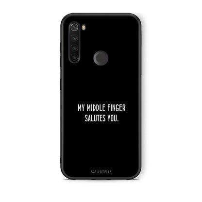 Xiaomi Redmi Note 8T Salute θήκη από τη Smartfits με σχέδιο στο πίσω μέρος και μαύρο περίβλημα | Smartphone case with colorful back and black bezels by Smartfits