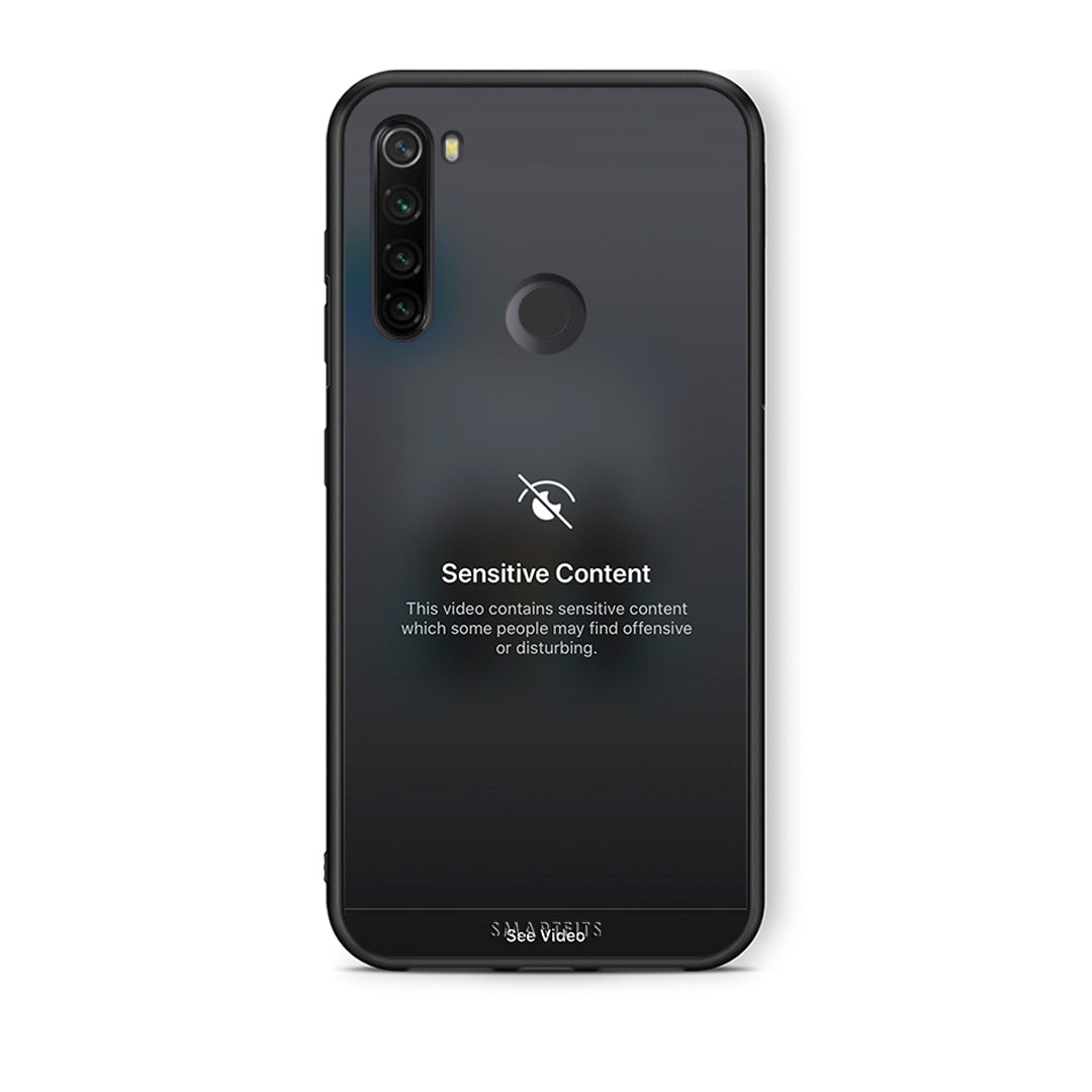 Xiaomi Redmi Note 8T Sensitive Content θήκη από τη Smartfits με σχέδιο στο πίσω μέρος και μαύρο περίβλημα | Smartphone case with colorful back and black bezels by Smartfits