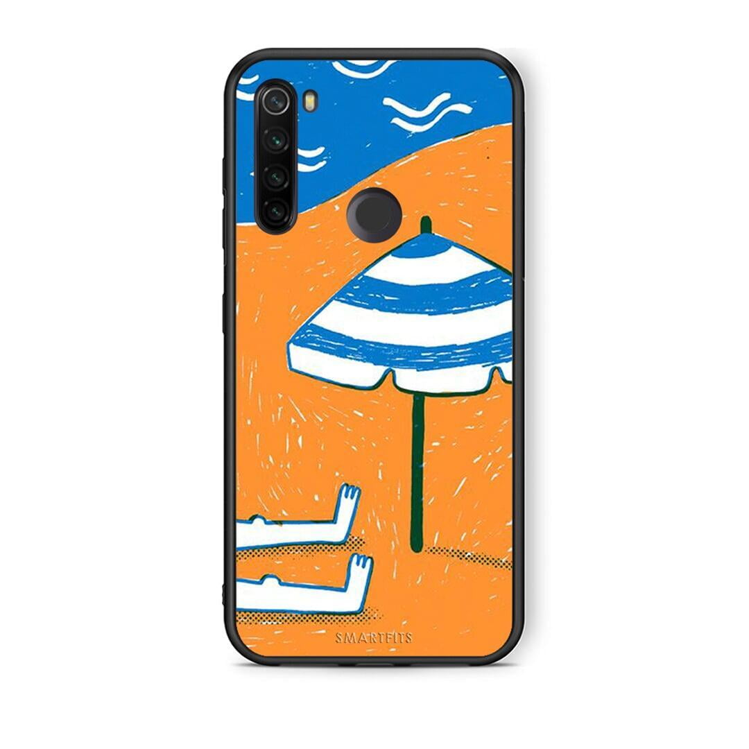 Xiaomi Redmi Note 8T Summering Θήκη από τη Smartfits με σχέδιο στο πίσω μέρος και μαύρο περίβλημα | Smartphone case with colorful back and black bezels by Smartfits