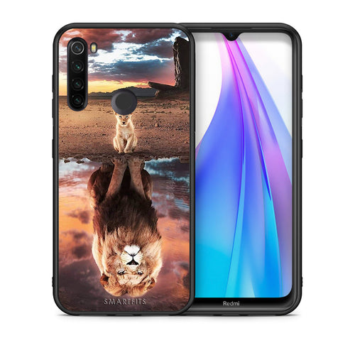 Θήκη Αγίου Βαλεντίνου Xiaomi Redmi Note 8T Sunset Dreams από τη Smartfits με σχέδιο στο πίσω μέρος και μαύρο περίβλημα | Xiaomi Redmi Note 8 Sunset Dreams case with colorful back and black bezels