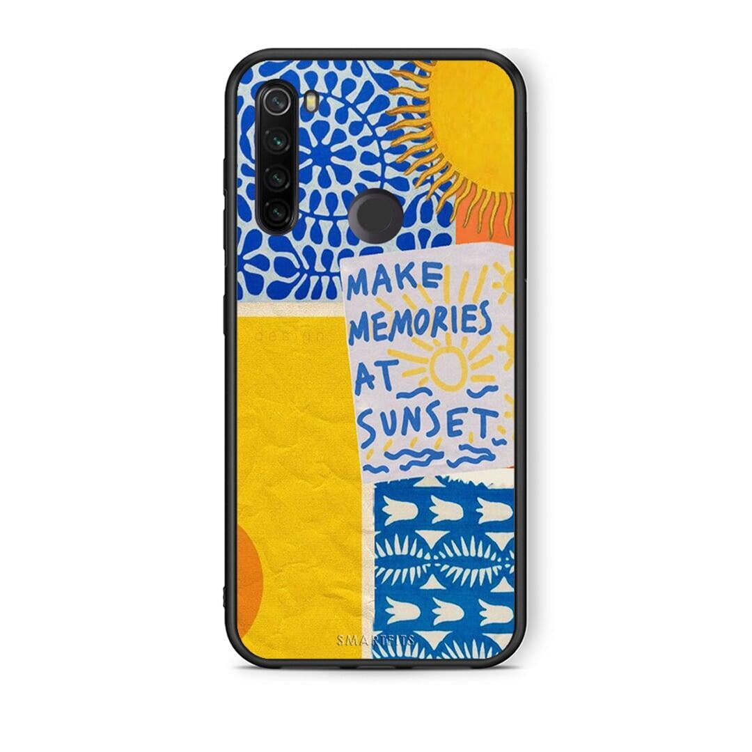 Xiaomi Redmi Note 8T Sunset Memories Θήκη από τη Smartfits με σχέδιο στο πίσω μέρος και μαύρο περίβλημα | Smartphone case with colorful back and black bezels by Smartfits