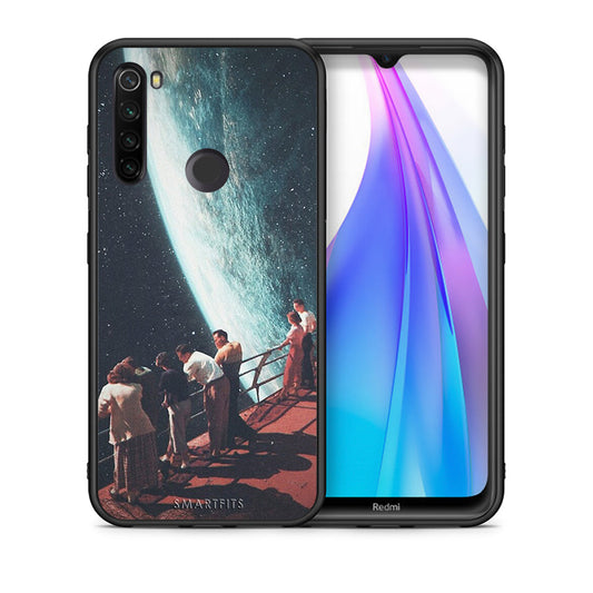 Θήκη Xiaomi Redmi Note 8T Surreal View από τη Smartfits με σχέδιο στο πίσω μέρος και μαύρο περίβλημα | Xiaomi Redmi Note 8 Surreal View case with colorful back and black bezels
