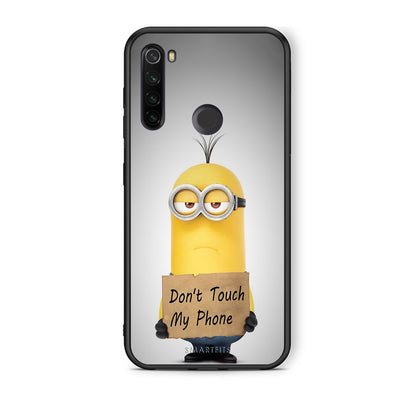 4 - Xiaomi Redmi Note 8T Minion Text case, cover, bumper