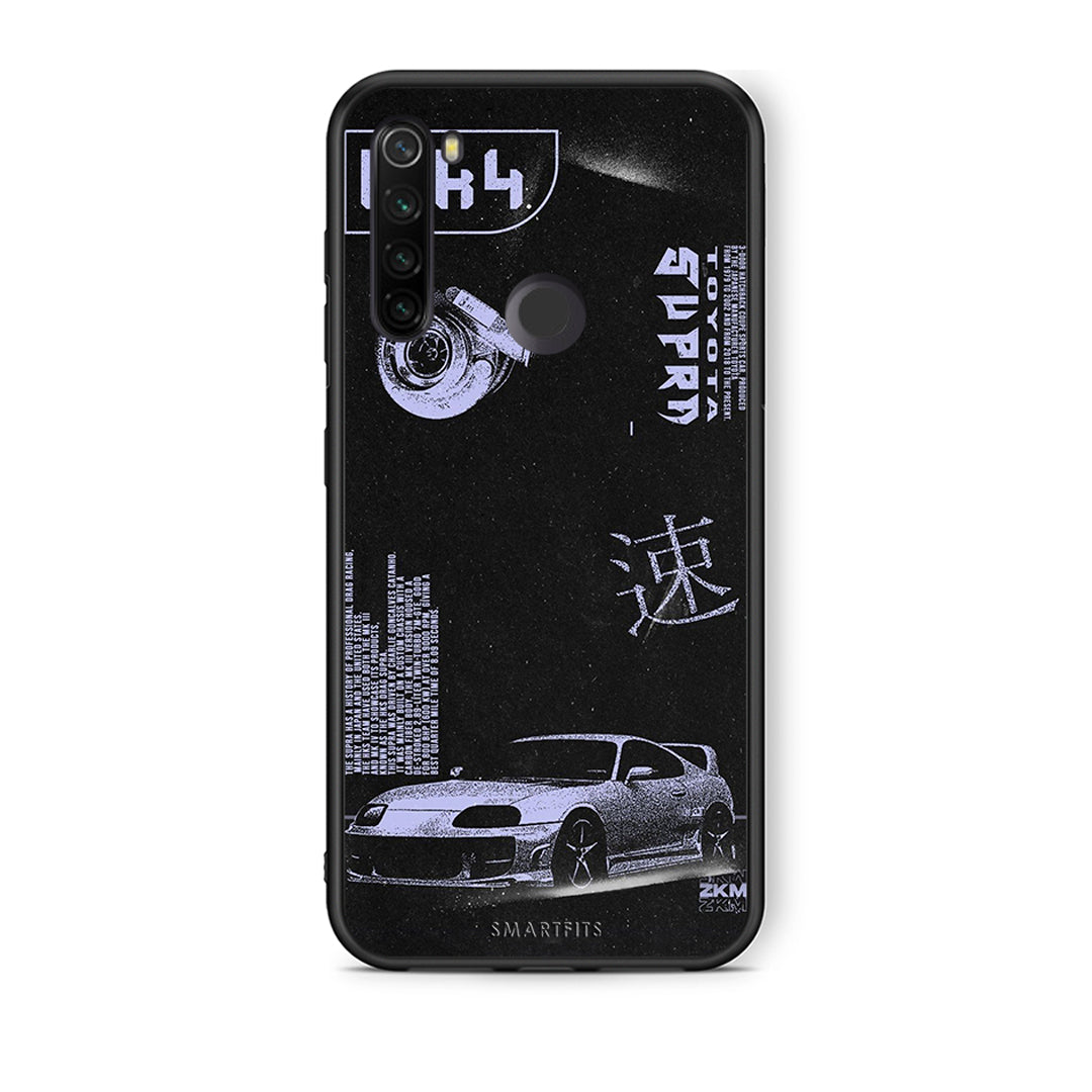 Xiaomi Redmi Note 8T Tokyo Drift Θήκη Αγίου Βαλεντίνου από τη Smartfits με σχέδιο στο πίσω μέρος και μαύρο περίβλημα | Smartphone case with colorful back and black bezels by Smartfits
