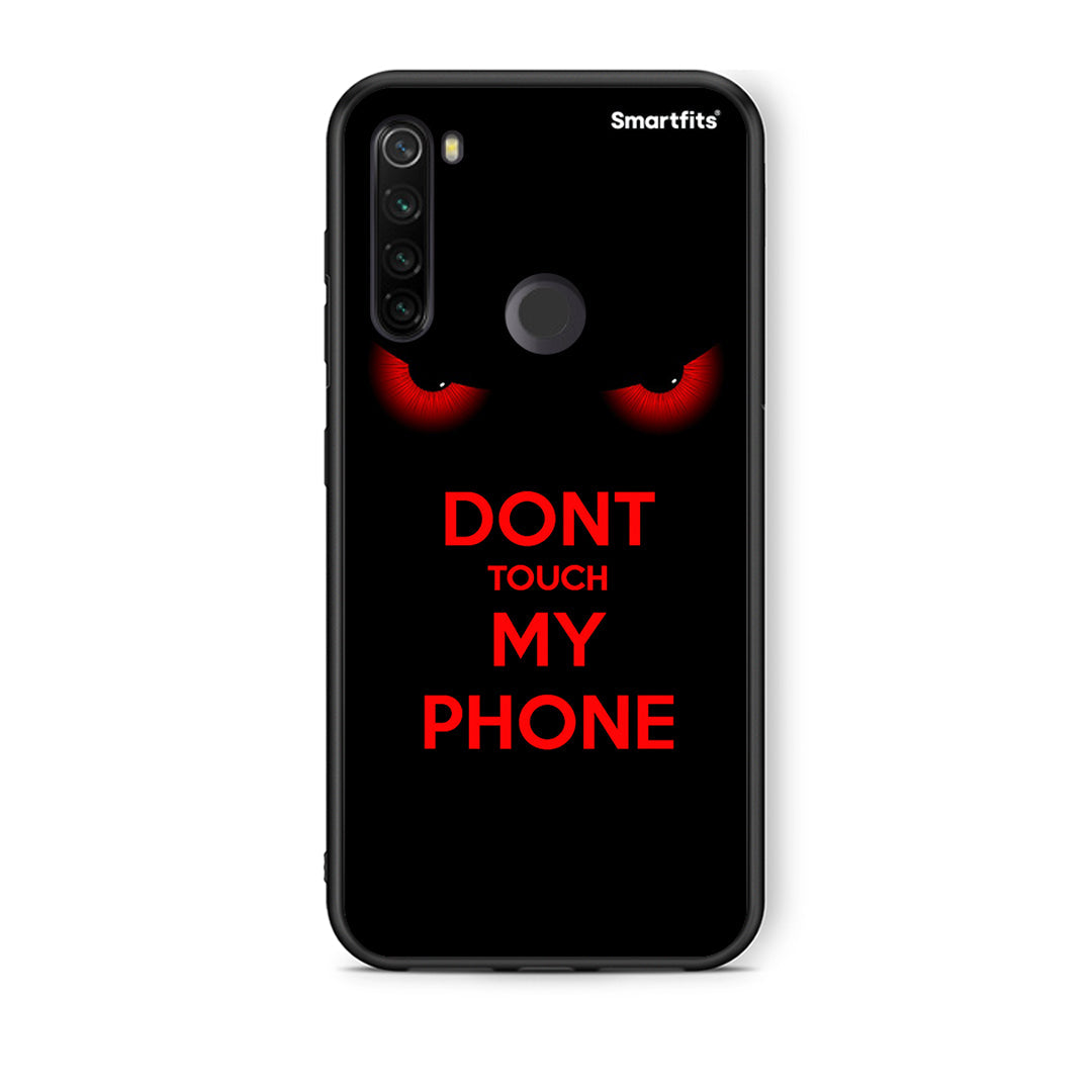 Xiaomi Redmi Note 8T Touch My Phone θήκη από τη Smartfits με σχέδιο στο πίσω μέρος και μαύρο περίβλημα | Smartphone case with colorful back and black bezels by Smartfits