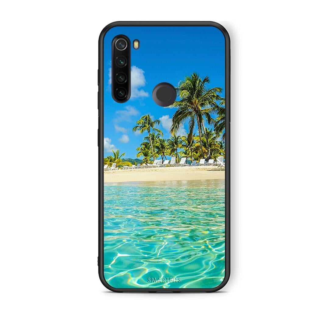 Xiaomi Redmi Note 8T Tropical Vibes Θήκη από τη Smartfits με σχέδιο στο πίσω μέρος και μαύρο περίβλημα | Smartphone case with colorful back and black bezels by Smartfits