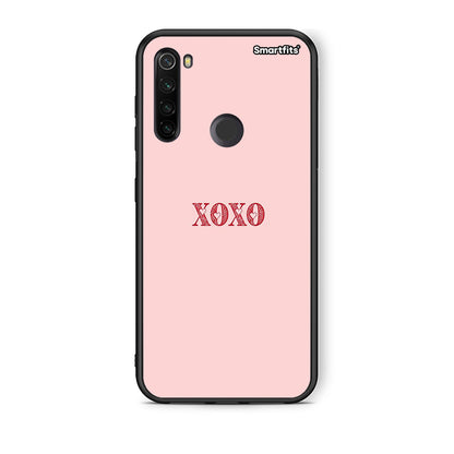 Xiaomi Redmi Note 8T XOXO Love θήκη από τη Smartfits με σχέδιο στο πίσω μέρος και μαύρο περίβλημα | Smartphone case with colorful back and black bezels by Smartfits