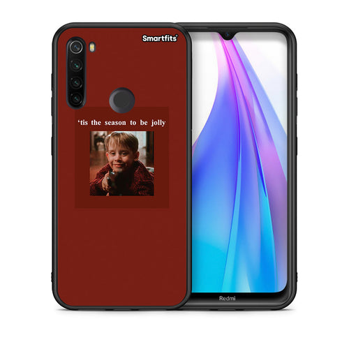 Θήκη Xiaomi Redmi Note 8T Xmas Ultimate Spirit από τη Smartfits με σχέδιο στο πίσω μέρος και μαύρο περίβλημα | Xiaomi Redmi Note 8 Xmas Ultimate Spirit case with colorful back and black bezels