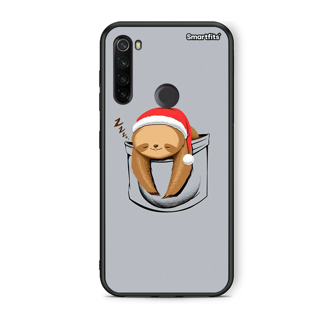 Xiaomi Redmi Note 8T Xmas Zzzz θήκη από τη Smartfits με σχέδιο στο πίσω μέρος και μαύρο περίβλημα | Smartphone case with colorful back and black bezels by Smartfits