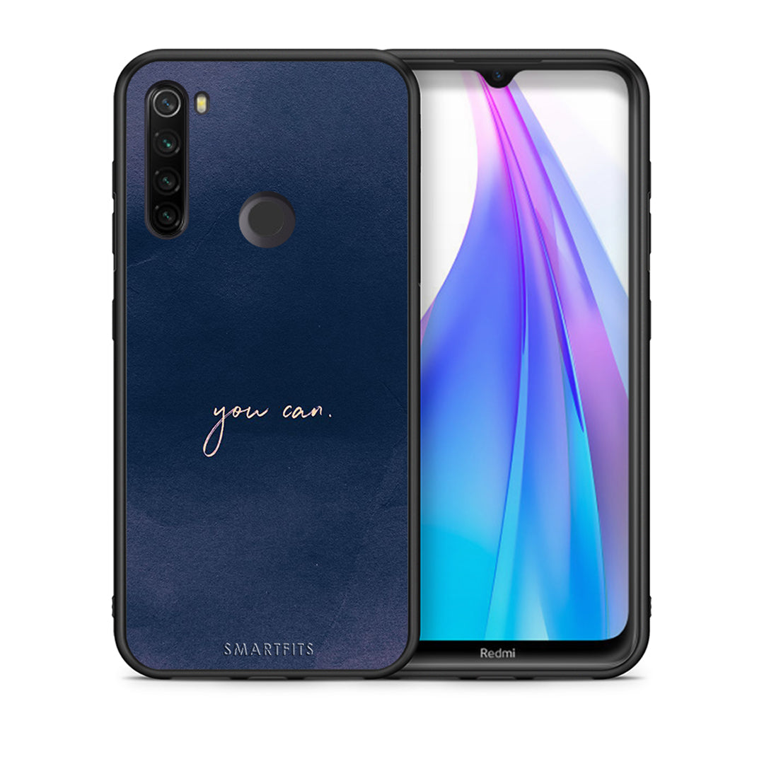 Θήκη Xiaomi Redmi Note 8T You Can από τη Smartfits με σχέδιο στο πίσω μέρος και μαύρο περίβλημα | Xiaomi Redmi Note 8 You Can case with colorful back and black bezels