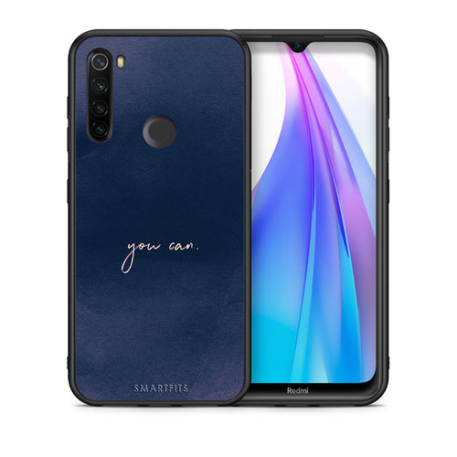 Θήκη Xiaomi Redmi Note 8T You Can από τη Smartfits με σχέδιο στο πίσω μέρος και μαύρο περίβλημα | Xiaomi Redmi Note 8 You Can case with colorful back and black bezels