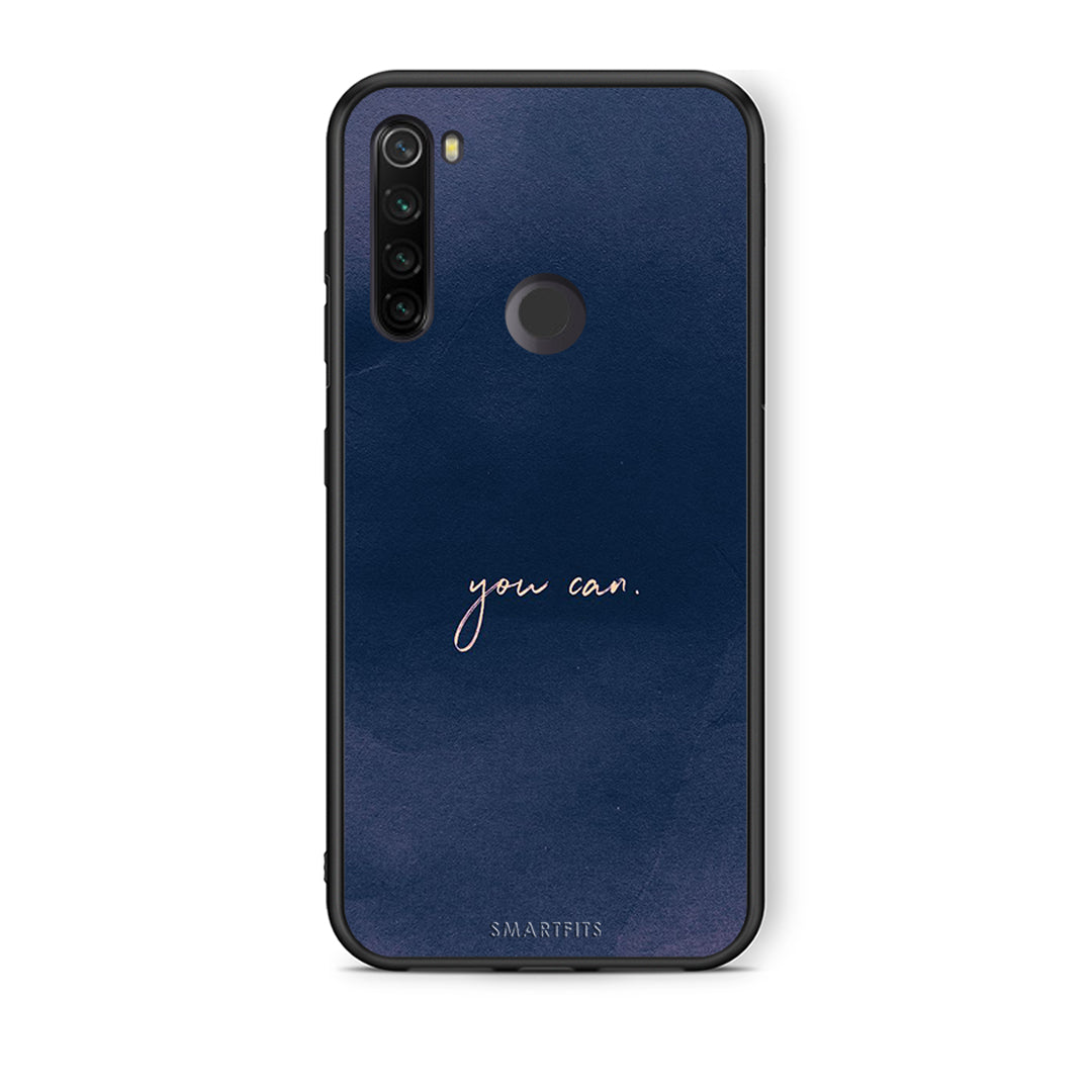 Xiaomi Redmi Note 8T You Can θήκη από τη Smartfits με σχέδιο στο πίσω μέρος και μαύρο περίβλημα | Smartphone case with colorful back and black bezels by Smartfits