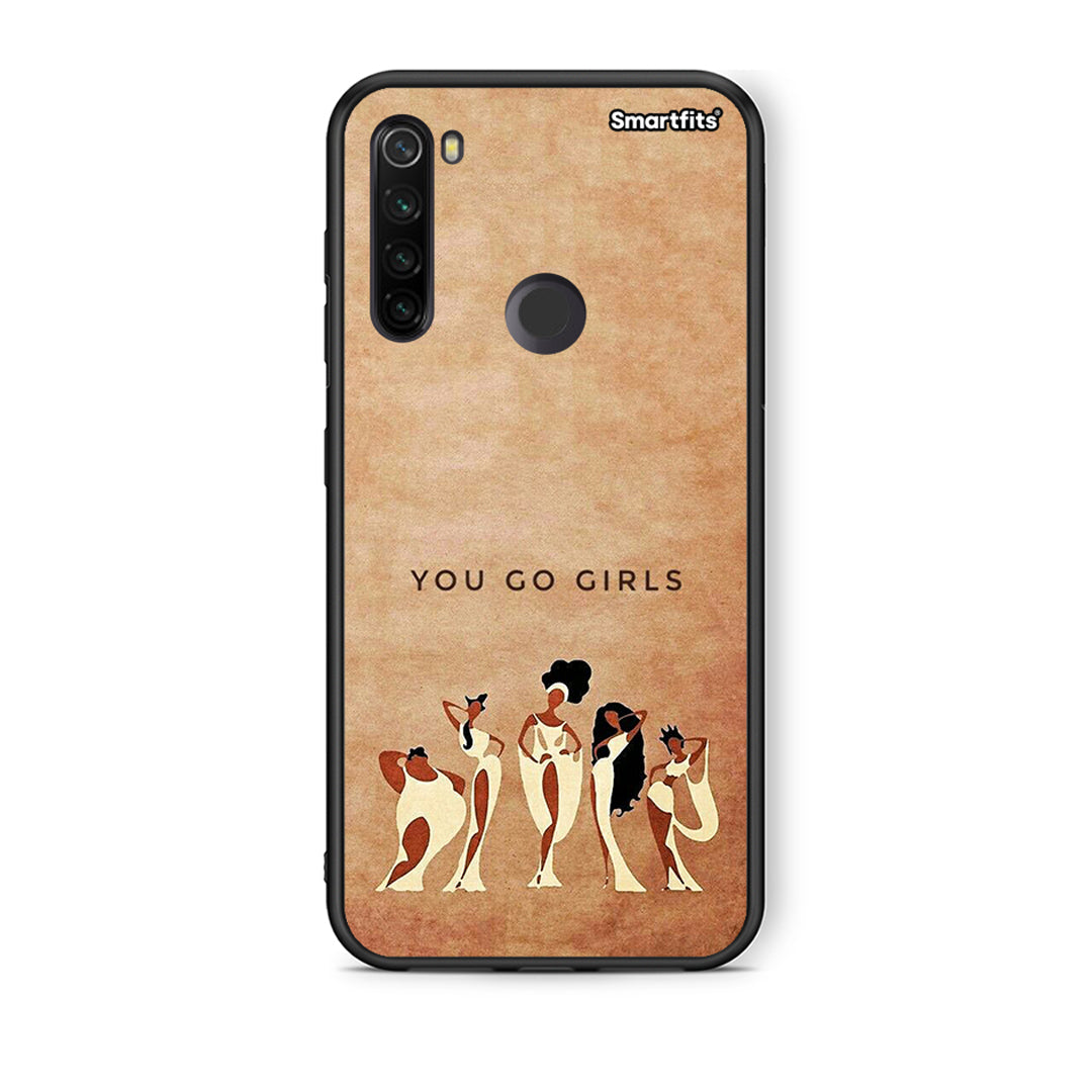 Xiaomi Redmi Note 8T You Go Girl θήκη από τη Smartfits με σχέδιο στο πίσω μέρος και μαύρο περίβλημα | Smartphone case with colorful back and black bezels by Smartfits
