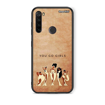 Xiaomi Redmi Note 8T You Go Girl θήκη από τη Smartfits με σχέδιο στο πίσω μέρος και μαύρο περίβλημα | Smartphone case with colorful back and black bezels by Smartfits