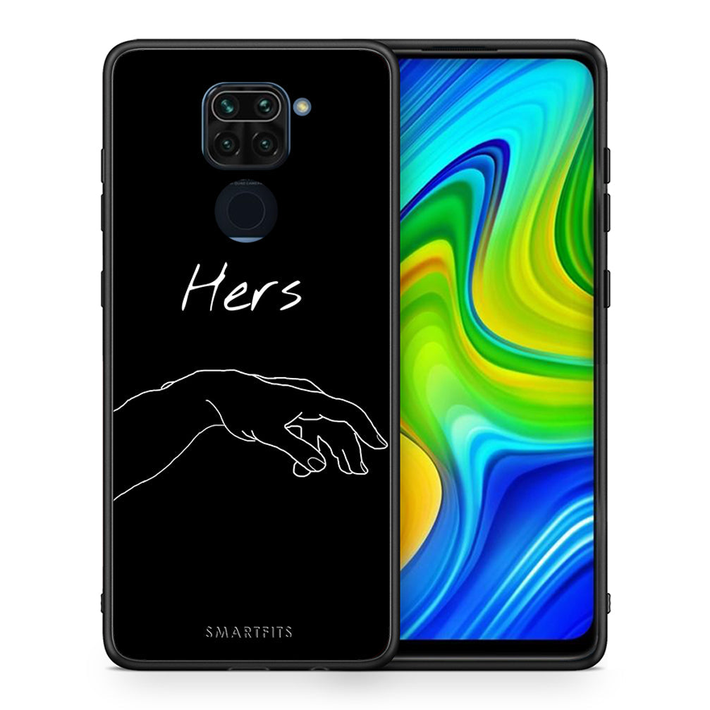 Θήκη Αγίου Βαλεντίνου Xiaomi Redmi Note 9 Aeshetic Love 1 από τη Smartfits με σχέδιο στο πίσω μέρος και μαύρο περίβλημα | Xiaomi Redmi Note 9 Aeshetic Love 1 case with colorful back and black bezels
