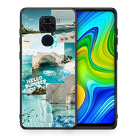Thumbnail for Θήκη Xiaomi Redmi Note 9 Aesthetic Summer από τη Smartfits με σχέδιο στο πίσω μέρος και μαύρο περίβλημα | Xiaomi Redmi Note 9 Aesthetic Summer case with colorful back and black bezels