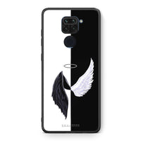 Thumbnail for Θήκη Xiaomi Redmi Note 9 Angels Demons από τη Smartfits με σχέδιο στο πίσω μέρος και μαύρο περίβλημα | Xiaomi Redmi Note 9 Angels Demons case with colorful back and black bezels