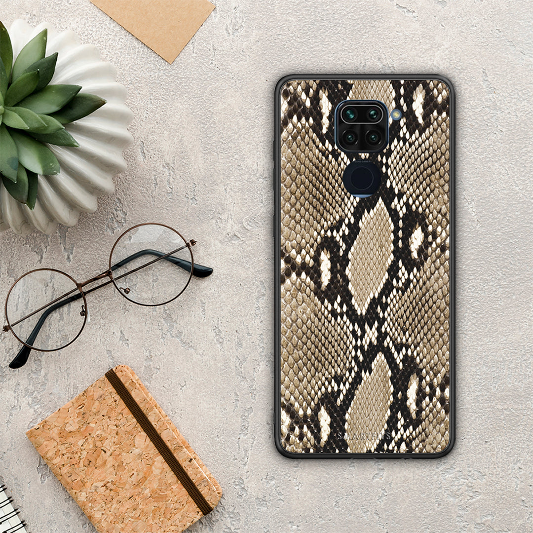 Animal Fashion Snake - Xiaomi Redmi Note 9 θήκη