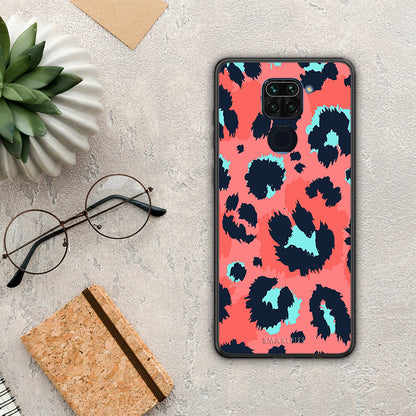 Animal Pink Leopard - Xiaomi Redmi Note 9 θήκη