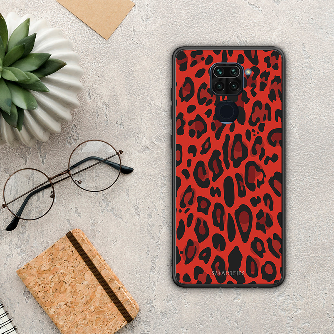 Animal Red Leopard - Xiaomi Redmi Note 9 θήκη