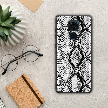 Animal White Snake - Xiaomi Redmi Note 9 θήκη
