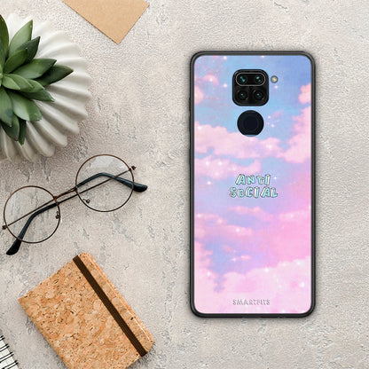 Anti Social - Xiaomi Redmi Note 9 θήκη