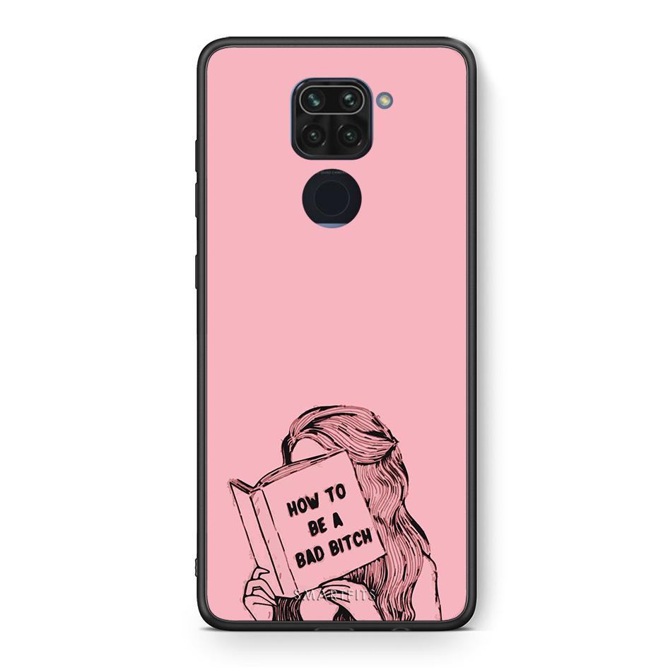 Θήκη Xiaomi Redmi Note 9 Bad Bitch από τη Smartfits με σχέδιο στο πίσω μέρος και μαύρο περίβλημα | Xiaomi Redmi Note 9 Bad Bitch case with colorful back and black bezels