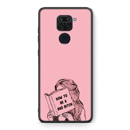 Θήκη Xiaomi Redmi Note 9 Bad Bitch από τη Smartfits με σχέδιο στο πίσω μέρος και μαύρο περίβλημα | Xiaomi Redmi Note 9 Bad Bitch case with colorful back and black bezels