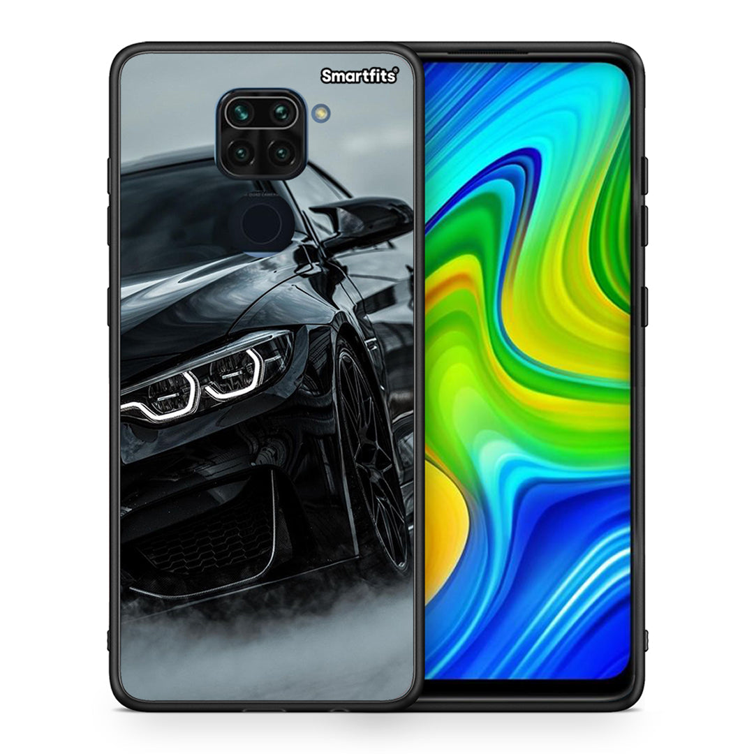 Θήκη Xiaomi Redmi Note 9 Black BMW από τη Smartfits με σχέδιο στο πίσω μέρος και μαύρο περίβλημα | Xiaomi Redmi Note 9 Black BMW case with colorful back and black bezels