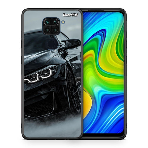 Θήκη Xiaomi Redmi Note 9 Black BMW από τη Smartfits με σχέδιο στο πίσω μέρος και μαύρο περίβλημα | Xiaomi Redmi Note 9 Black BMW case with colorful back and black bezels