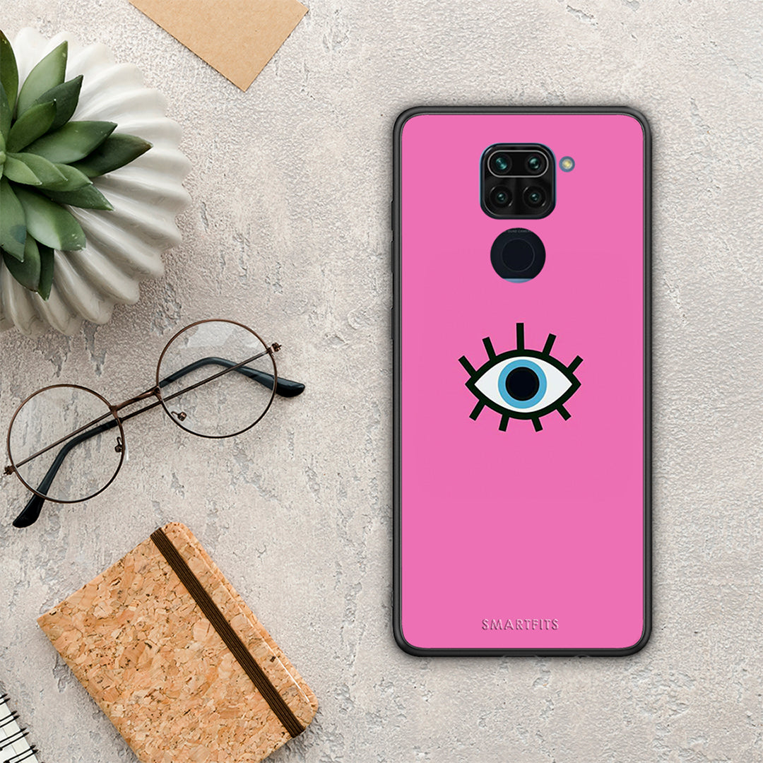 Blue Eye Pink - Xiaomi Redmi Note 9 θήκη