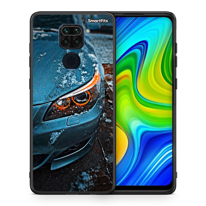 Θήκη Xiaomi Redmi Note 9 Bmw E60 από τη Smartfits με σχέδιο στο πίσω μέρος και μαύρο περίβλημα | Xiaomi Redmi Note 9 Bmw E60 case with colorful back and black bezels