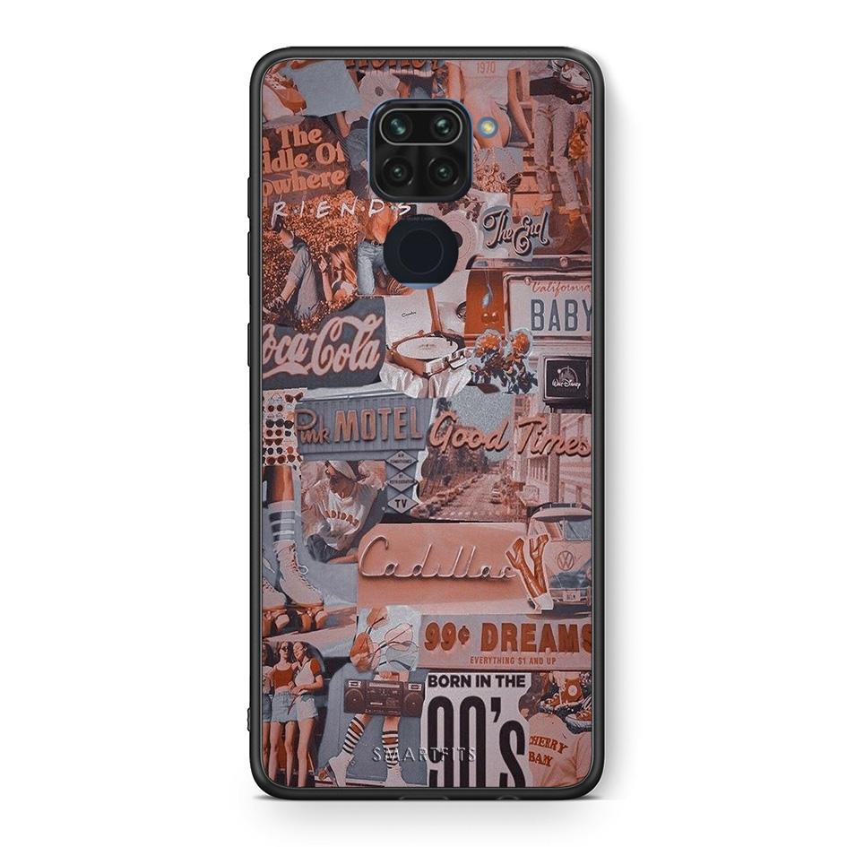 Θήκη Xiaomi Redmi Note 9 Born In 90s από τη Smartfits με σχέδιο στο πίσω μέρος και μαύρο περίβλημα | Xiaomi Redmi Note 9 Born In 90s case with colorful back and black bezels