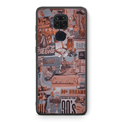 Θήκη Xiaomi Redmi Note 9 Born In 90s από τη Smartfits με σχέδιο στο πίσω μέρος και μαύρο περίβλημα | Xiaomi Redmi Note 9 Born In 90s case with colorful back and black bezels