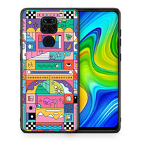 Thumbnail for Θήκη Xiaomi Redmi Note 9 Bubbles Soap από τη Smartfits με σχέδιο στο πίσω μέρος και μαύρο περίβλημα | Xiaomi Redmi Note 9 Bubbles Soap case with colorful back and black bezels