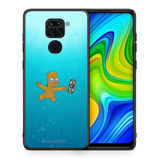 Θήκη Xiaomi Redmi Note 9 Chasing Money από τη Smartfits με σχέδιο στο πίσω μέρος και μαύρο περίβλημα | Xiaomi Redmi Note 9 Chasing Money case with colorful back and black bezels