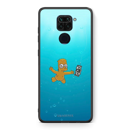 Θήκη Xiaomi Redmi Note 9 Chasing Money από τη Smartfits με σχέδιο στο πίσω μέρος και μαύρο περίβλημα | Xiaomi Redmi Note 9 Chasing Money case with colorful back and black bezels