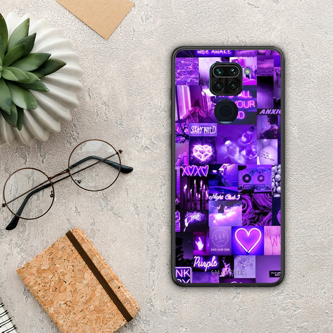 Collage Stay Wild - Xiaomi Redmi Note 9 θήκη
