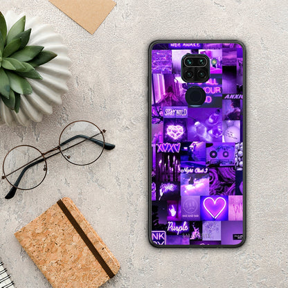 Collage Stay Wild - Xiaomi Redmi Note 9 θήκη