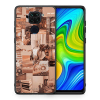 Thumbnail for Θήκη Αγίου Βαλεντίνου Xiaomi Redmi Note 9 Collage You Can από τη Smartfits με σχέδιο στο πίσω μέρος και μαύρο περίβλημα | Xiaomi Redmi Note 9 Collage You Can case with colorful back and black bezels