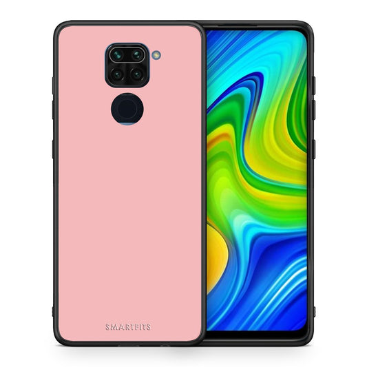 Θήκη Xiaomi Redmi Note 9 Nude Color από τη Smartfits με σχέδιο στο πίσω μέρος και μαύρο περίβλημα | Xiaomi Redmi Note 9 Nude Color case with colorful back and black bezels