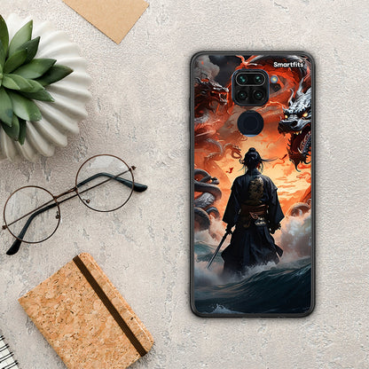 Dragons Fight - Xiaomi Redmi Note 9 θήκη