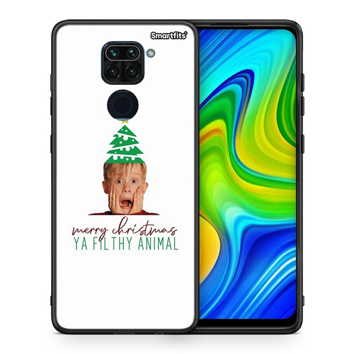 Θήκη Xiaomi Redmi Note 9 Filthy Animal από τη Smartfits με σχέδιο στο πίσω μέρος και μαύρο περίβλημα | Xiaomi Redmi Note 9 Filthy Animal case with colorful back and black bezels