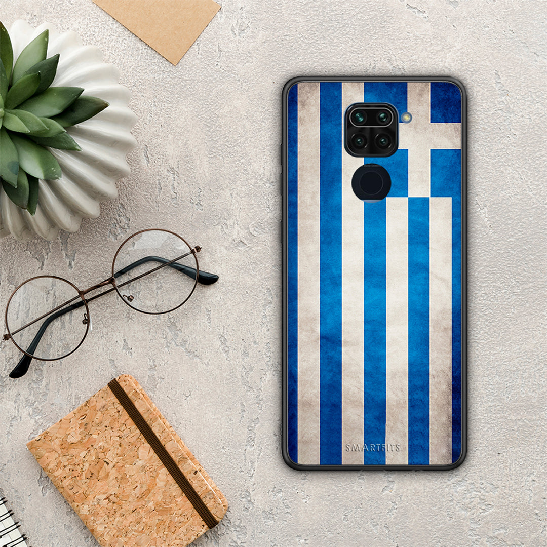 Flag Greek - Xiaomi Redmi Note 9 θήκη
