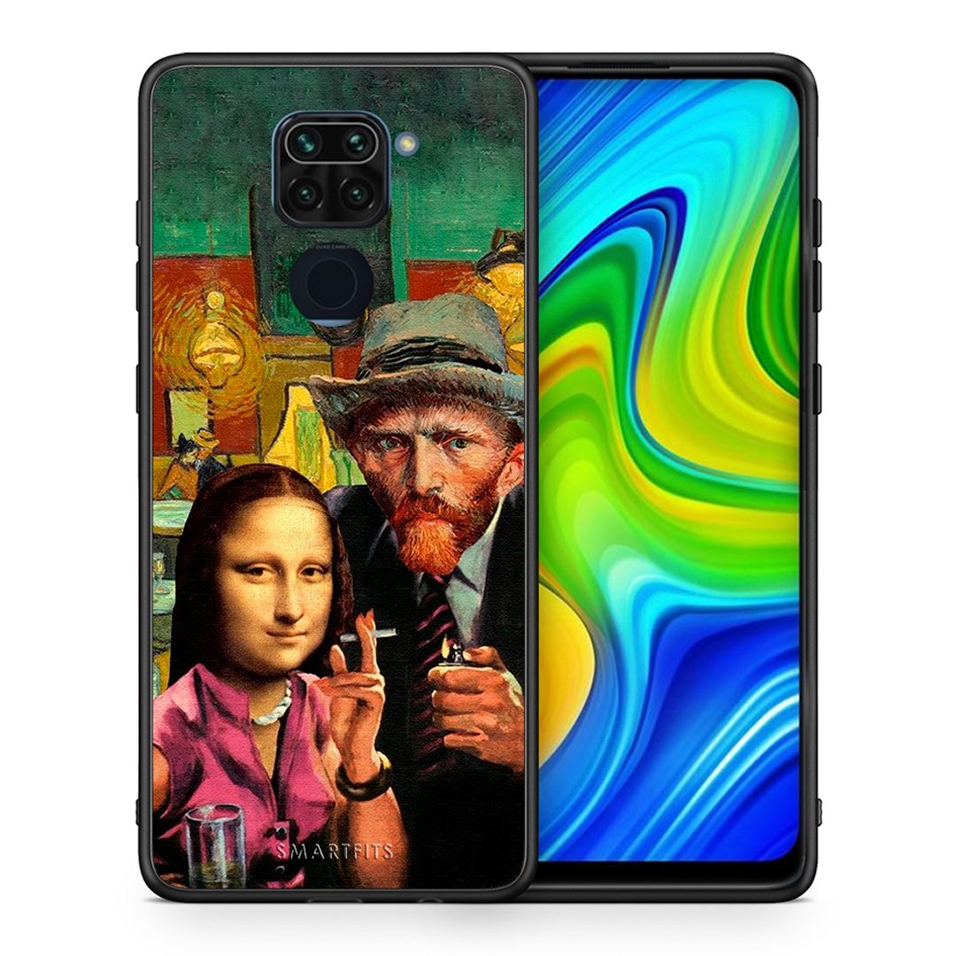 Θήκη Xiaomi Redmi Note 9 Funny Art από τη Smartfits με σχέδιο στο πίσω μέρος και μαύρο περίβλημα | Xiaomi Redmi Note 9 Funny Art case with colorful back and black bezels